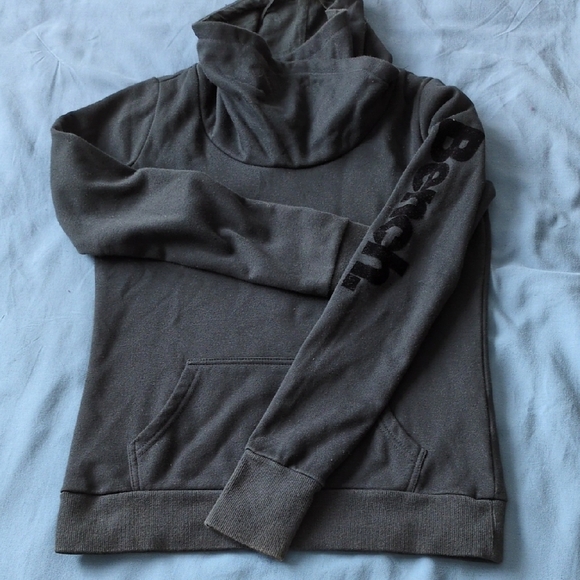 Bench Jackets & Blazers - Bench Gray Hoodie with Black Logo
